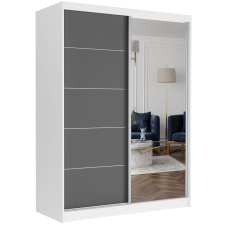  Gardróbszekrény Rivano I. 150x200x60cm fehér - antracit bútor