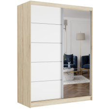  Gardróbszekrény Rivano I. 150x200x60cm sonoma - fehér bútor