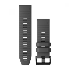 Garmin Enduro óraszíj 26mm palaszürke szilikon fekete csat (QuickFit) okosóra kellék