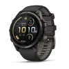 Garmin Fenix 9 Pro inReach 47mm AMOLED szürke DLC Titanium fekete szilikon szíjjal (ED XD) 010-04336-11