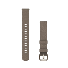 Garmin Lily 2 óraszíj 14 mm kávé nylon krémarany csat okosóra kellék