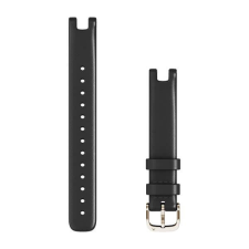 Garmin Lily fekete bőr óraszíj 14mm (010-13068-A1) okosóra kellék