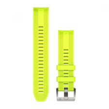Garmin Marq (Gen 2) óraszíj 22mm neon sárga szilikon (QuickFit) okosóra kellék