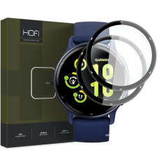 Garmin Okosóra fólia - Garmin Vivoactive 5 - 2db kijelzővédő fólia, fekete kerettel okosóra kellék