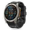 Garmin Okosóra kiegészítők Okosóra szilikon szíj - GARMIN FENIX 5X / 5X PLUS / 6X / 6X PRO / 7X / 8 (51 mm) - TECH-PROTECT fekete szilikon szíj