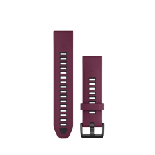 Garmin Óraszíj 20 mm bordó/grafit szilikon (QuickFit) okosóra kellék