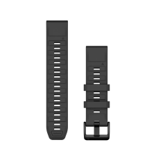 Garmin Óraszíj 22 mm grafit szilikon QuickFit okosóra kellék