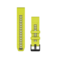 Garmin Óraszíj 22 mm sárga/grafit szilikon (QuickFit) okosóra kellék
