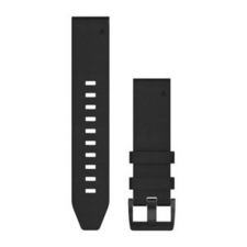 Garmin Óraszíj Fenix 5 Plus Bőr Fekete, Quickfit 22 mm okosóra kellék