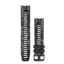 Garmin Óraszíj Instinct grafit terep szilikon, fekete csat Solar okosóra kellék