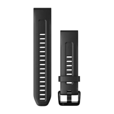 Garmin óraszíj QuickFit 20 fekete szilikon ( 010-13102-00) (010-13102-00) okosóra kellék