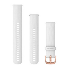 Garmin Óraszíj vivomove 3 Fehér szilikon Rose Gold csattal (QR 20 mm) okosóra kellék