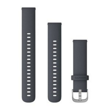 Garmin Óraszíj vivomove 3S Gránit kék szilikon ezüst csattal (QR 18 mm) okosóra kellék