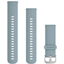 Garmin Quick Release 20 szilikon - seafoam navy - ezüst csat okosóra kellék