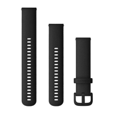 Garmin Quick Release fekete szilikon óraszíj 20mm (010-13021-03) okosóra kellék