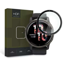 Garmin Venu 2, HOFI Hybrid Pro+ Okosóra rugalmas üvegfólia, 7H, FEKETE okosóra kellék
