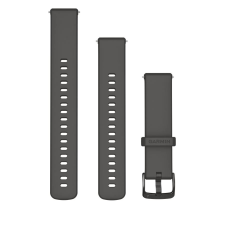 Garmin Venu 3 óraszíj 18mm szürke szilikon (Quick Release) okosóra kellék