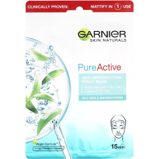 Garnier Skin Naturals Pure Active Anti-Imperfection Sheet Mask 28g arcpakolás, arcmaszk