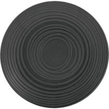 Gastro Sekély tányér, Lava Stone 27 cm, fekete tányér és evőeszköz