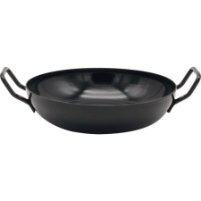 Gastro Serpenyő, Gourmet, zománcozott, 24 cm, fekete edény