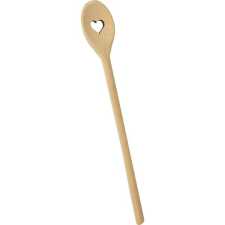 Gastro Szív alakú fakanál, 30 cm, ovális konyhai eszköz