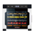 Gastroback Dehydrator Pro Aszalógép, 6 rozsdamentes polc, 3 tálcával, hőmérséklet 35-75 C, érintőpanel, LED kijelző, időzítő, fekete/ezüst