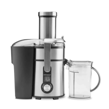 Gastroback Design Digital Lassú facsaró 1300 W Fekete, Rozsdamentes acél gyümölcsprés és centrifuga