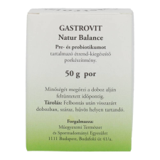 Gastrovit GASTROVIT NATUR BALANCE PROBIOT.POR 50G gyógyhatású készítmény