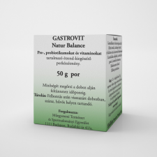 Gastrovit natur balance pre- és probiotikumot tartalmazó étrend-kiegészítő por 50 g gyógyhatású készítmény