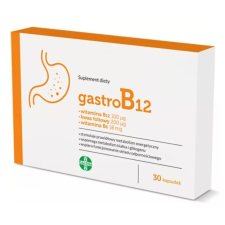 GasztróB12, B12-vitamin tartalmú étrend-kiegészítő, 30 kapszula vitamin és táplálékkiegészítő