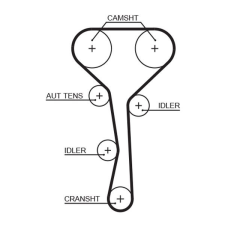 Gates Fogasszíj GATES 5507XS autóalkatrész