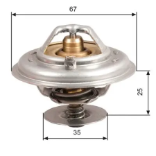 Gates termosztát, hűtőfolyadék TH14380G1 autóalkatrész