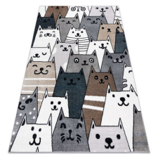 Gatti Szőnyeg FUN Gatti gyerekeknek, macskák, állatok színes 200x290 cm lakástextília