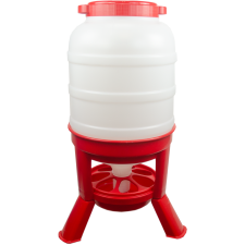 Gaun Baromfi etető  adagoló lábakkal 40 literes vörös garat haszonállat felszerelés