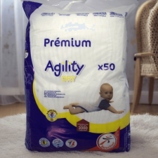 Gazdaságos pelenka Prémium Agility dry gazdaságos nadrágpelenka 2-4 kg - Micro (50 db) pelenka