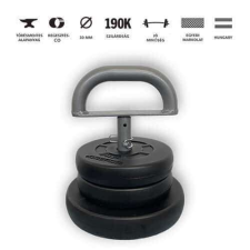 GazoFitness® Állítható Kettlebell 2,5kg + 5kg tárcsákból /Össz 11,5 Kg/ kettlebell