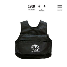 GazoFitness® Állítható Súlymellény 10Kg kézisúlyzó