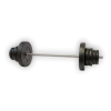  GazoFitness® Egyenes Rudas Súlyzó 39,5 Kg (150 cm Hosszú Rúddal)