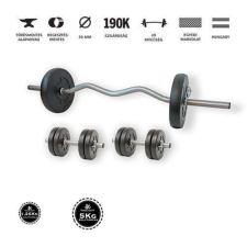 GazoFitness® Hardcore Szett Francia Rudas 23 Kg súlyzórúd