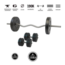 GazoFitness - Magyar súlyzó GazoFitness® Hardcore Szett Francia Rudas 44 Kg súlyzórúd