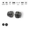 GazoFitness - Magyar súlyzó GazoFitness® Kézi Súlyzó 1 x 16 Kg (Össz:16 Kg.)