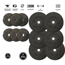 GazoFitness súlytárcsa csomag 37,5 Kg súlytárcsa