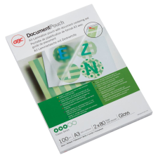 GBC Meleglamináló fólia, 80 mikron, A3, fényes 100db (IB583032) lamináló fólia