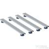 Geberit 80 cm-es lábkészlet gyantakő zuhanytálcához,140 cm-től,9,2-21 cm magas (4 db 80 cm hosszú keresztelem és 8 db láb) 554.962.00.2