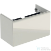 Geberit ACANTO 89x47,5x53,5 cm-es 1 fiókos alsószekrény mosdó nélkül,matt homokszürke/üveg,500.612.JL.2