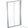 Geberit GEO 110x190 cm-es tolóajtó átlátszó üveggel,Reflex vízlepergető réteggel,ezüst kerettel, 560.143.00.2