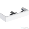 Geberit iCON 118,4x47,6x24,7 cm-es 2 fiókos alsószekrény dupla mosdóhoz,fényes fehér 502.314.01.1