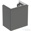 Geberit iCON 37x27,9x41,5 cm-es 1 ajtós alsószekrény krómozott fogantyúval,balos,matt láva 502.301.JK.1