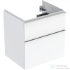 Geberit iCON 59,2x47,6x61,5 cm-es 2 fiókos alsószekrény krómozott fogantyúval,fényes fehér 502.303.01.2