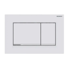 Geberit Nyomólap beépíthető wc-hez matt fehér/fényes króm/matt fehér, Geberit Sigma30 szaniter
